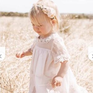Cherub Rose lace dress 6-12m